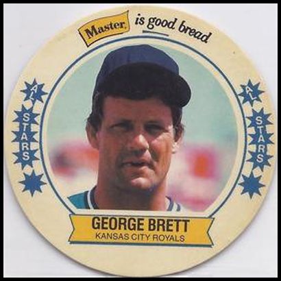 1989 Master Bread Discs 9 George Brett